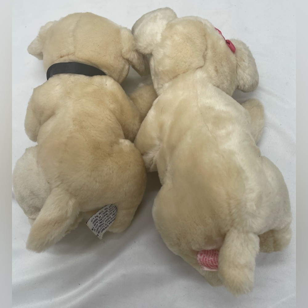 Victorias Secret Spike & Lily Dogs Limited Edition 2002 Plush Stuffed Animal Lab - Picture 7 of 7